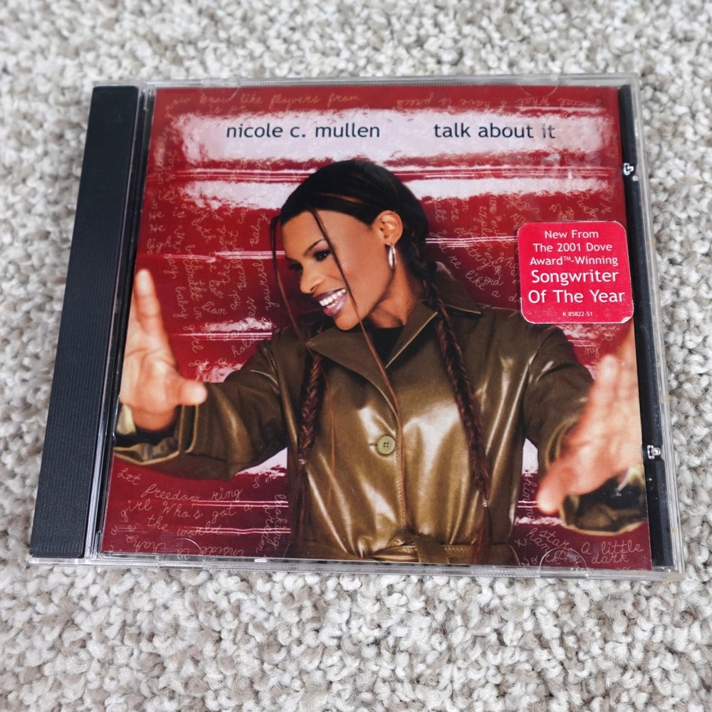 Nicole C. Mullen Talk About It CD 2001 CCM Gospel R&B EK-85822 Epic Word Records